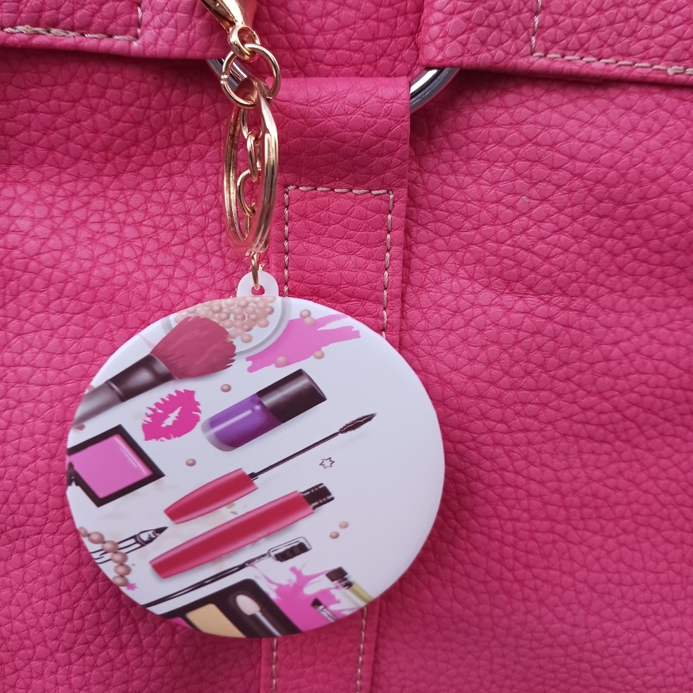 Mirror Bag Charm/Key Chain NEW - Picture 2 of 5